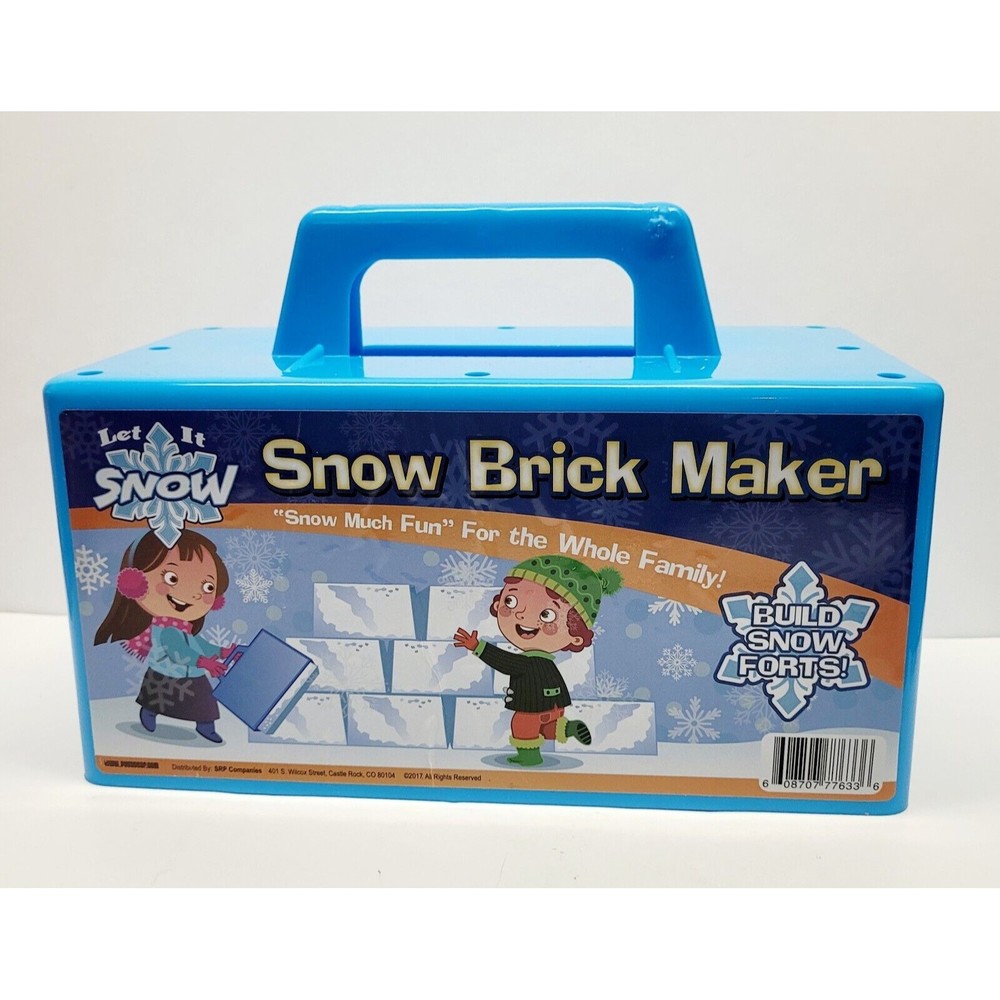 Let It Snow - Blue Snow Brick Maker - NEW